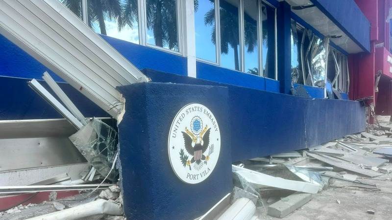 US embassy building in Vanuatu ‘not viable for operations’ after quake