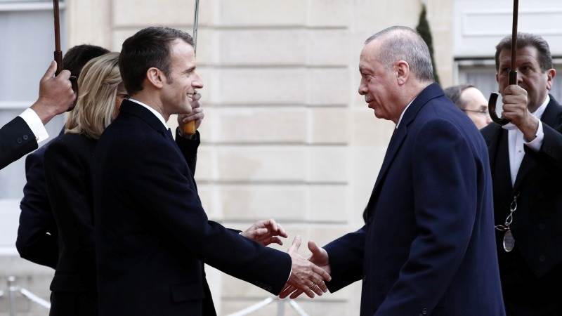 Erdogan, Macron discuss bilateral ties, global situation