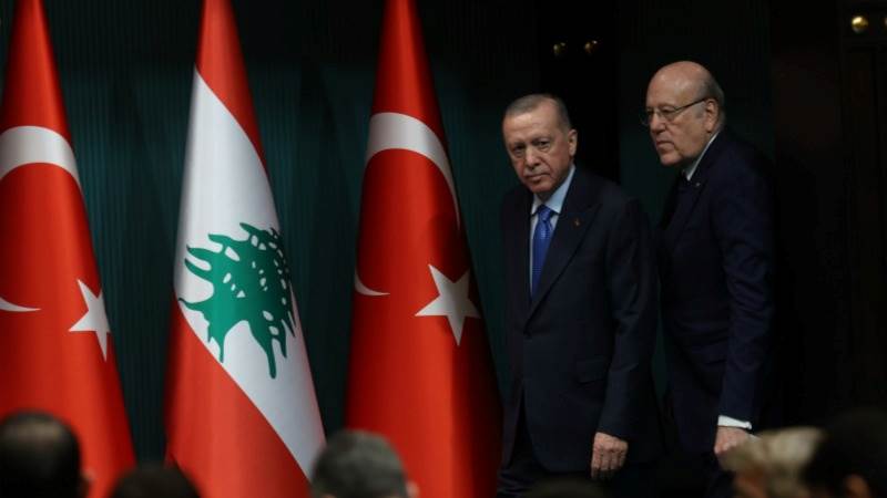 Erdogan: Turkey, Lebanon to work together on Syria