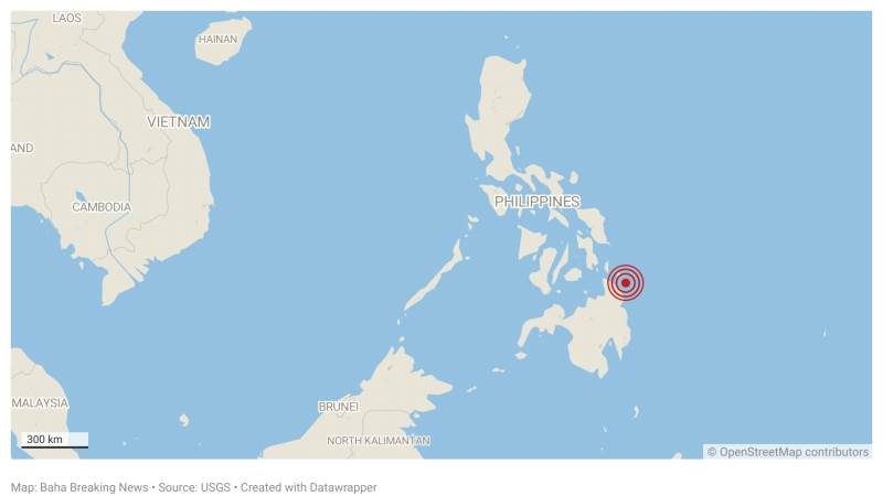 5.5-magnitude earthquake hits Philippines