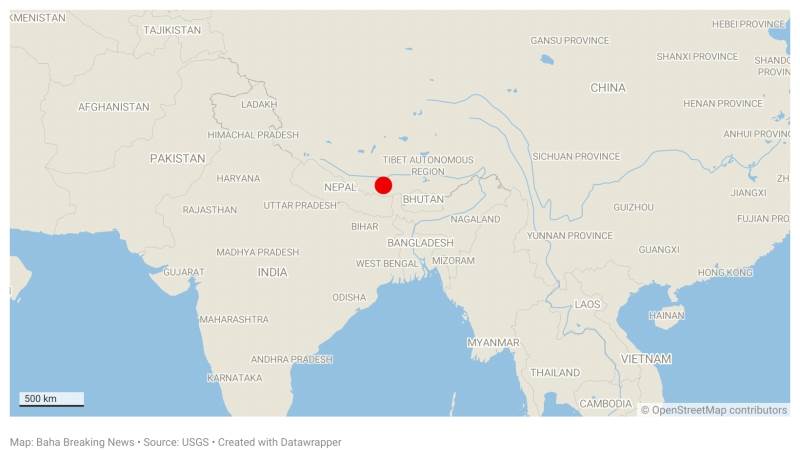 7.1-magnitude earthquake strikes Tibet