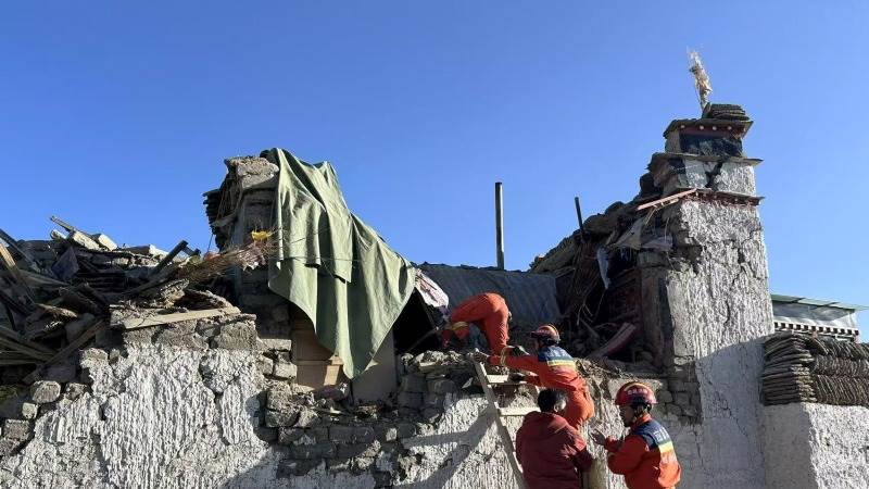 China’s Tibet earthquake death toll rises to 95