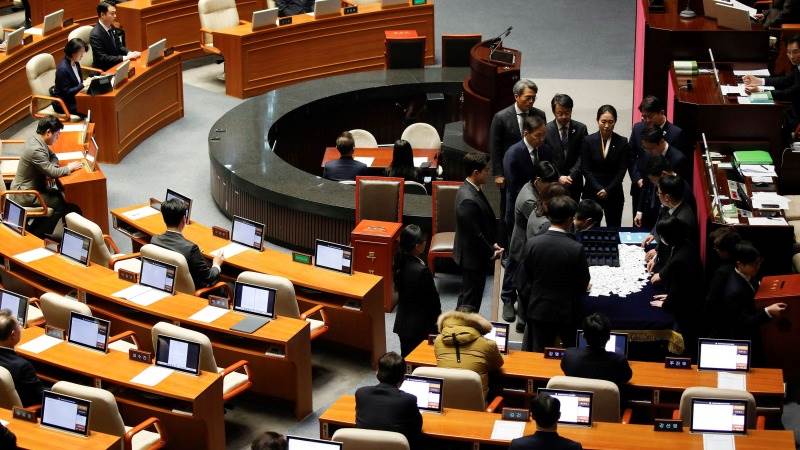 S. Korean parl rejects Yoon special counsel probe bill