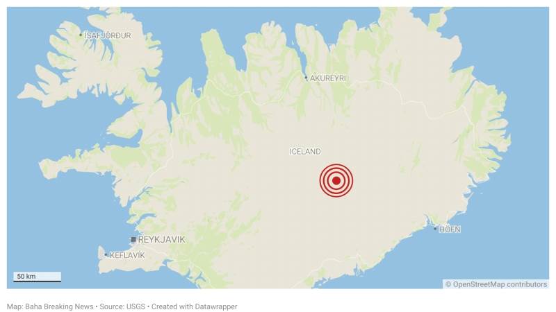 5.2-magnitude earthquake strikes Iceland