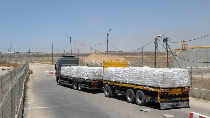 UN says first aid trucks entered Gaza