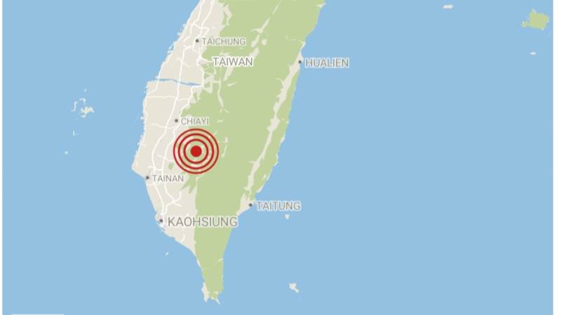 6.0-magnitude quake hits Taiwan