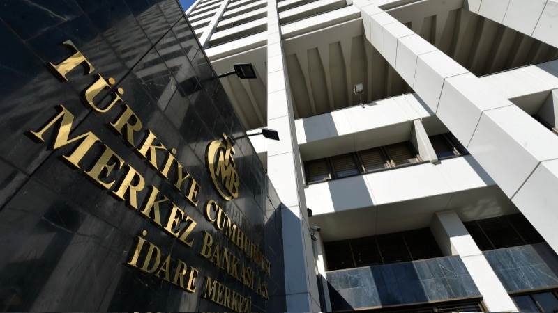 Turkish central bank cuts interest rate to 45%