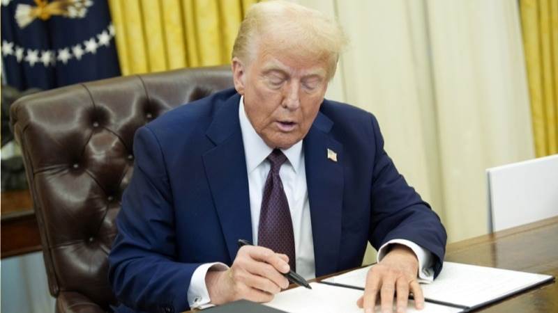 Trump signs his first bill into law