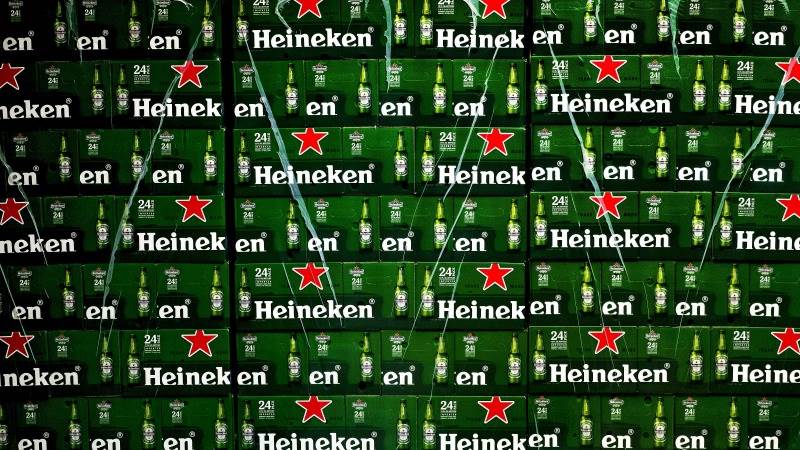 Heineken jumps over 11% on strong earnings