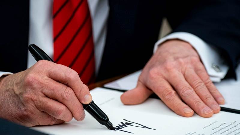 Trump signs order on reciprocal tariffs