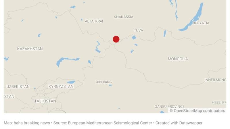 5.7-magnitude quake shakes Russia’s Altai Republic