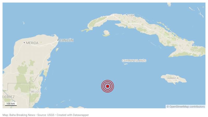 5.4-magnitude earthquake hits near Cayman Islands