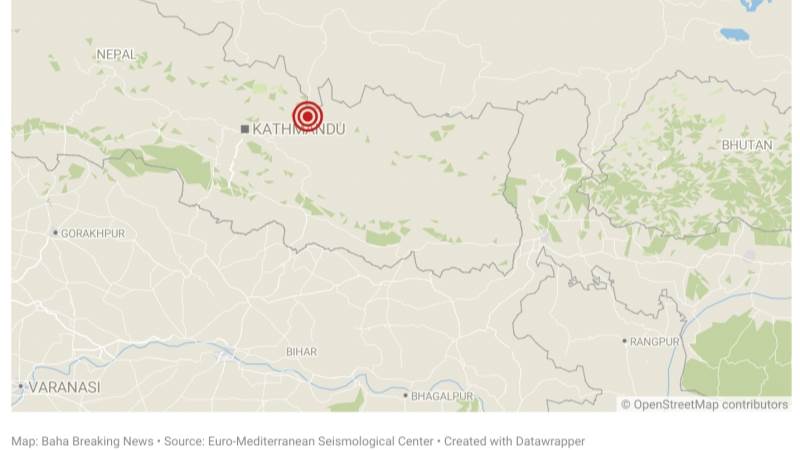 5.5-magnitude earthquake strikes Nepal