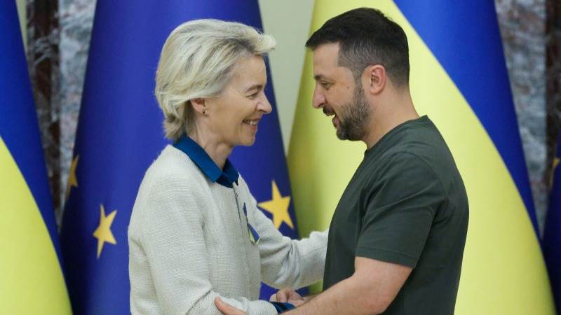 Von der Leyen reaffirms EU’s support for Zelensky