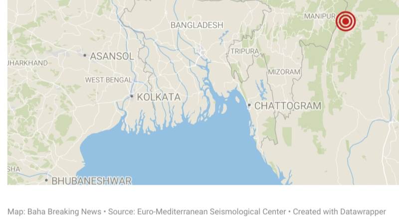 5.4-magnitude earthquake hits Myanmar-India border