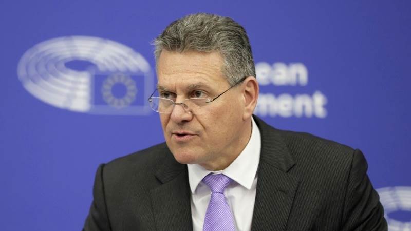 EU’s Sefcovic: US not engaging in reaching trade deal