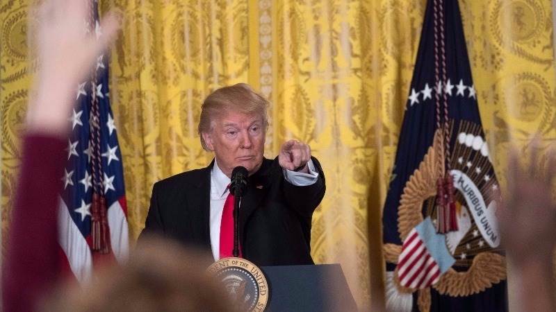 Trump tweets 'fake media not happy' about presser