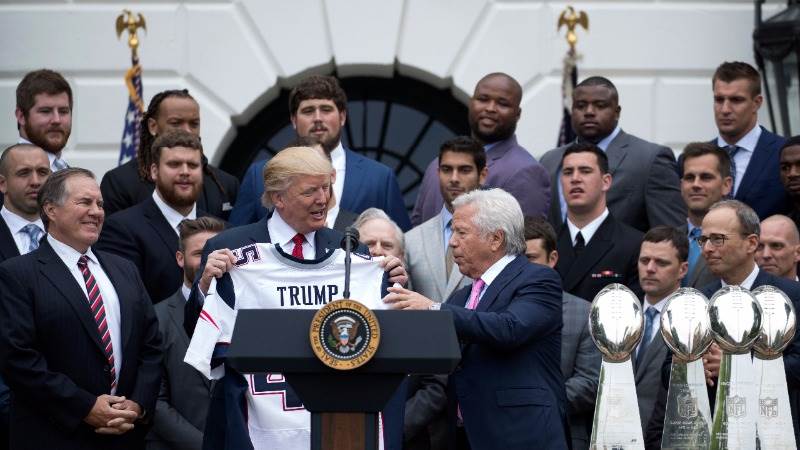Trump slams NYT for 'big lie' about Patriots WH visit