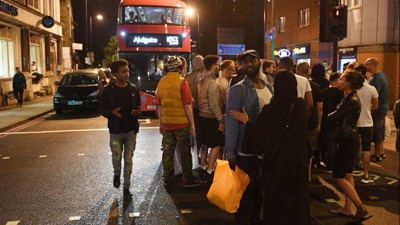 At least one person stabbed near London mosque