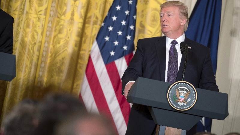 Trump slams fake news for 'distorting democracy'