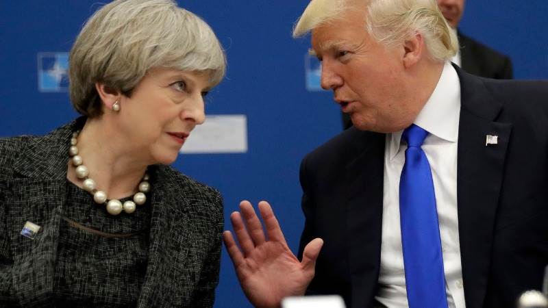 US 'with UK all the way' on Skripal case, Trump tells May
