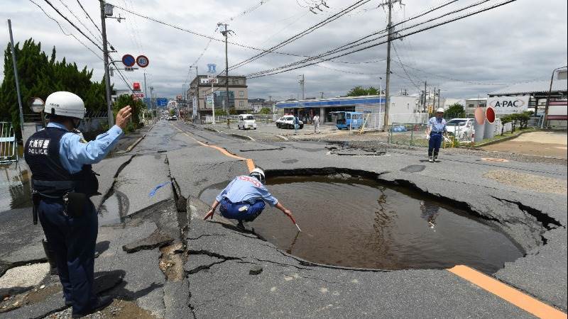 Earthquake tokyo