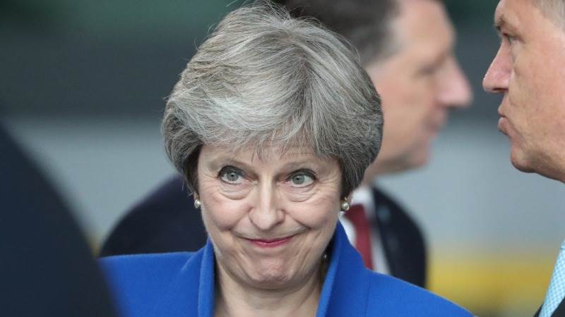 Report: May wants joint institutional network with EU